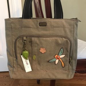 Chala Dragonfly Large Pocket Tote